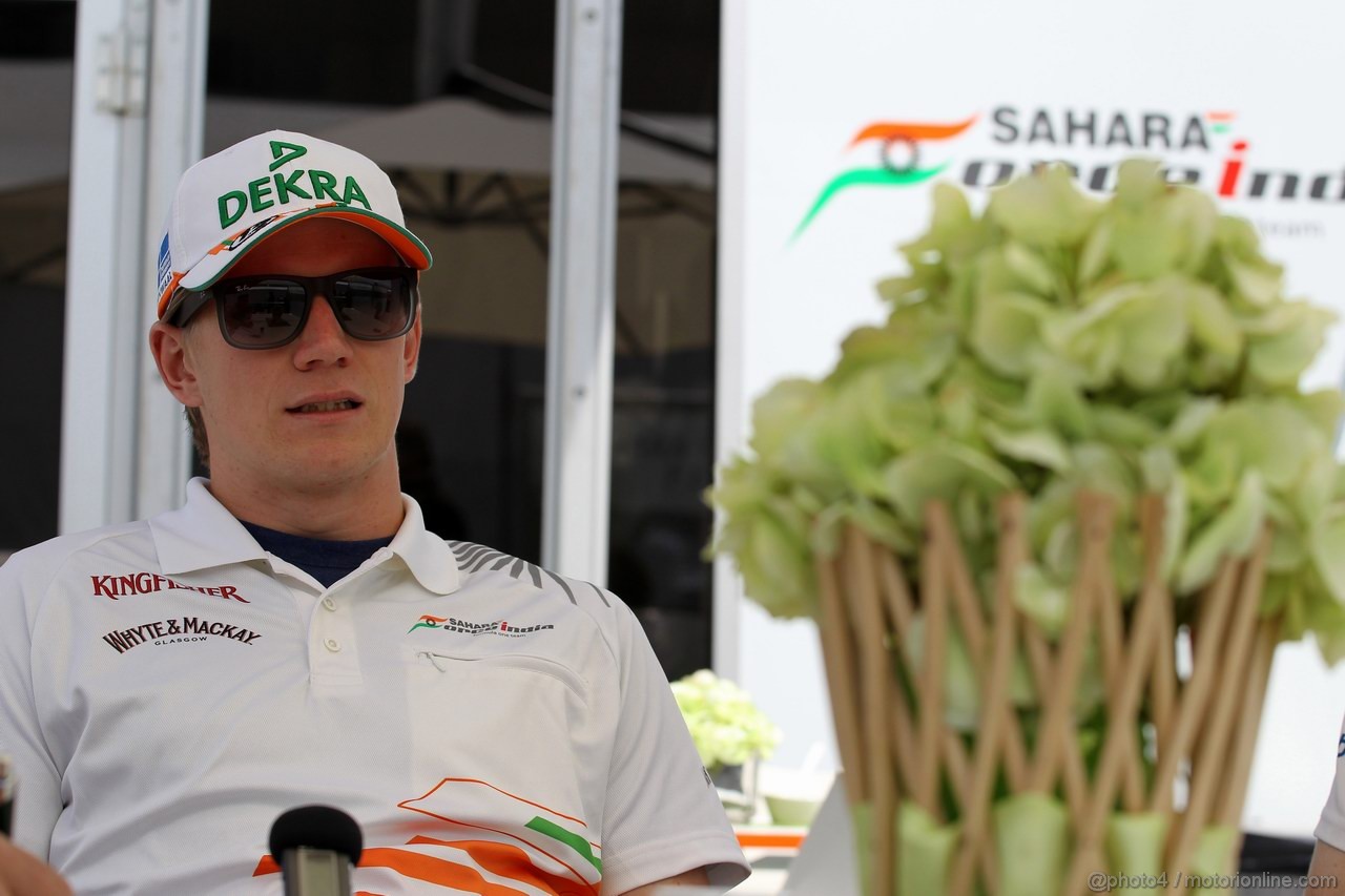 GP CANADA, 07.06.2012- Nico Hulkenberg (GER) Sahara Force India F1 Team VJM05