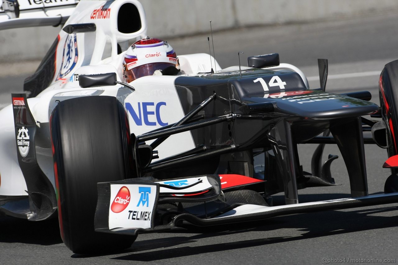 GP CANADA, 09.06.2012- Prove Libere 3, Kamui Kobayashi (JAP) Sauber F1 Team C31