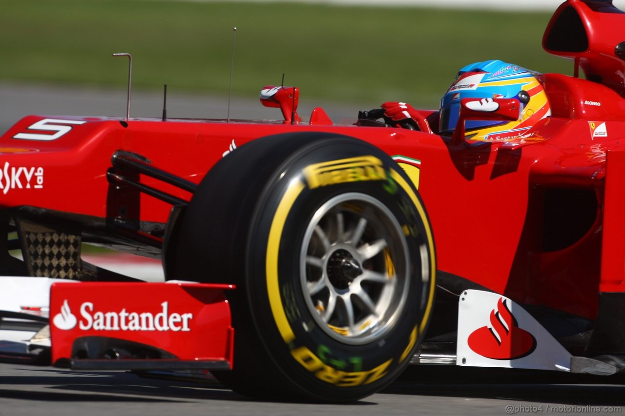 GP CANADA, 09.06.2012- Prove Libere 3, Fernando Alonso (ESP) Ferrari F2012