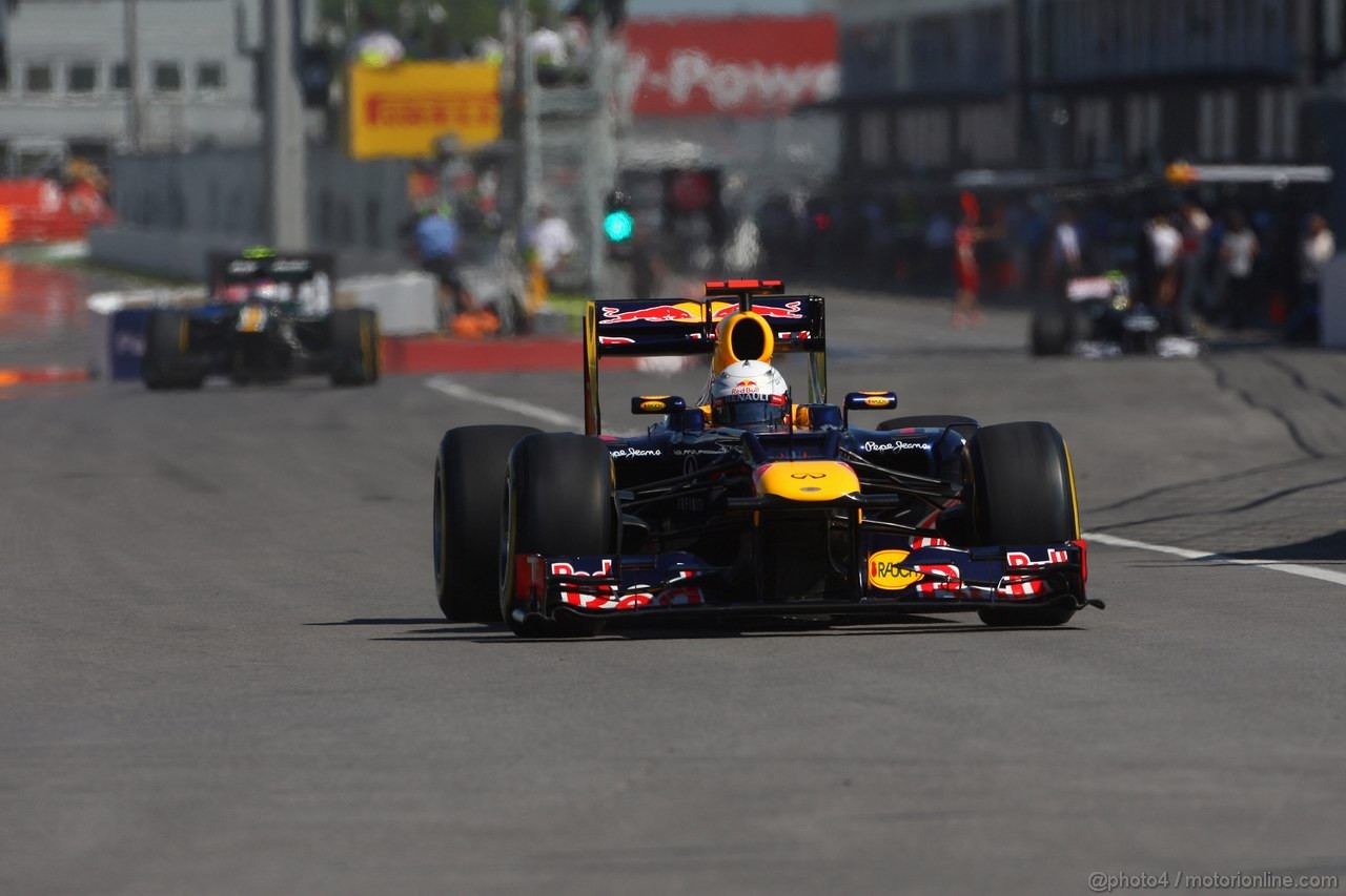 GP CANADA, 09.06.2012- Prove Libere 3, Sebastian Vettel (GER) Red Bull Racing RB8