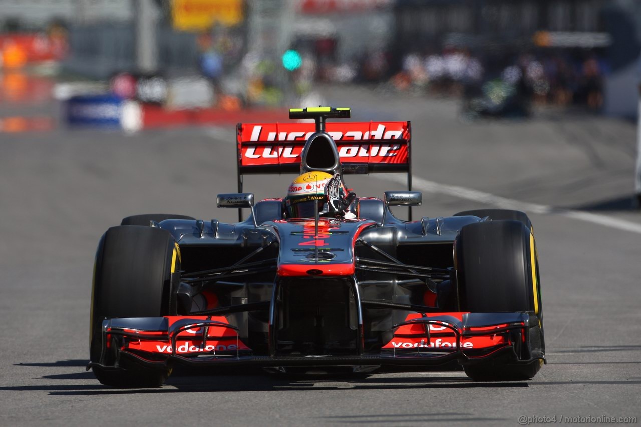 GP CANADA, 09.06.2012- Prove Libere 3, Lewis Hamilton (GBR) McLaren Mercedes MP4-27