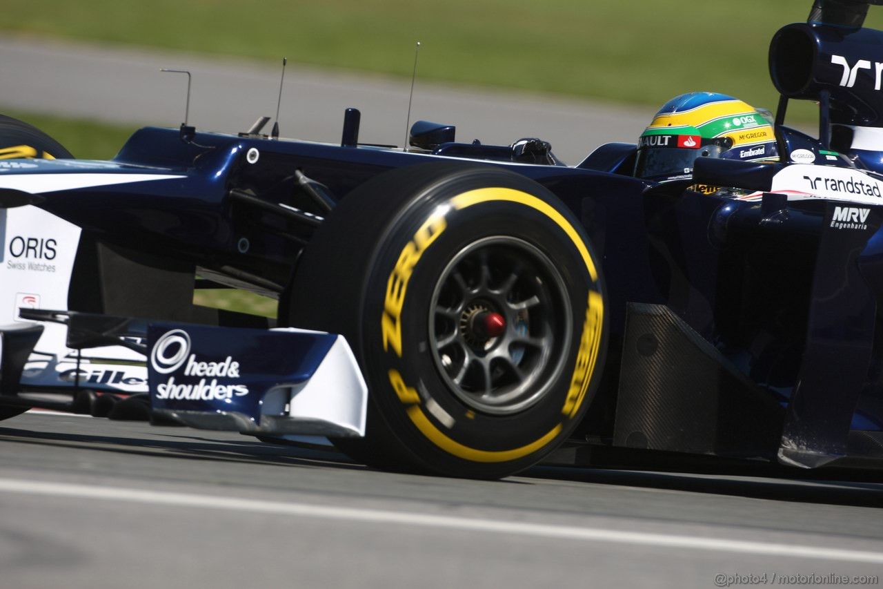 GP CANADA, 09.06.2012- Prove Libere 3, Bruno Senna (BRA) Williams F1 Team FW34