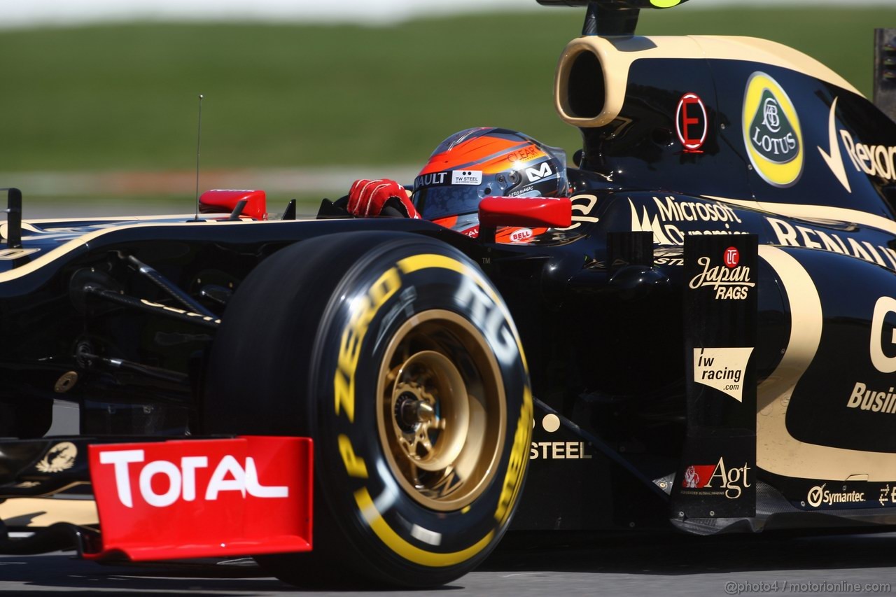 GP CANADA, 09.06.2012- Prove Libere 3, Romain Grosjean (FRA) Lotus F1 Team E20