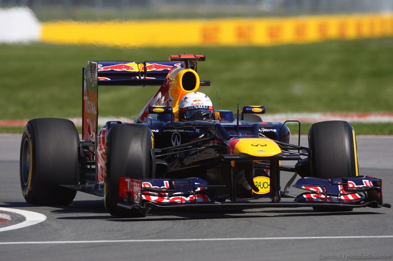GP CANADA, 09.06.2012- Prove Libere 3, Sebastian Vettel (GER) Red Bull Racing RB8