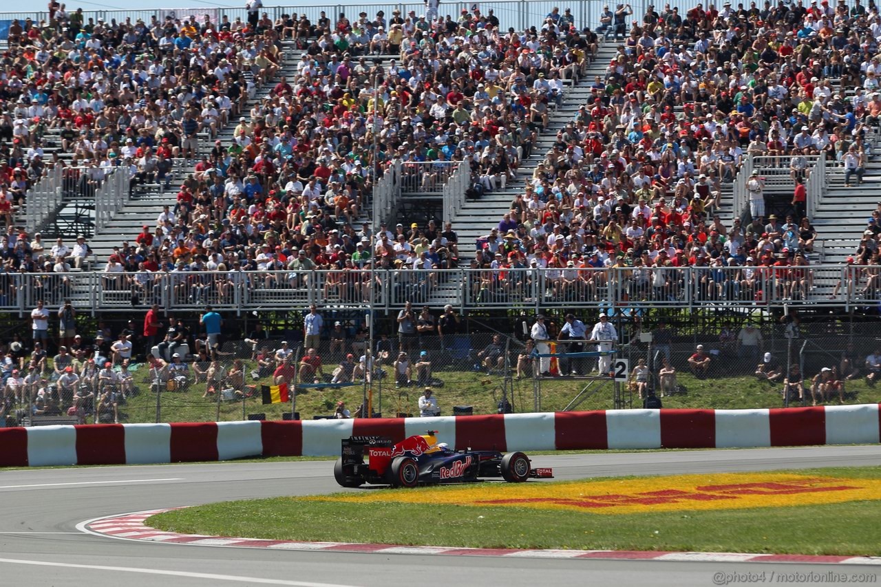 GP CANADA, 09.06.2012- Prove Libere 3, Sebastian Vettel (GER) Red Bull Racing RB8 