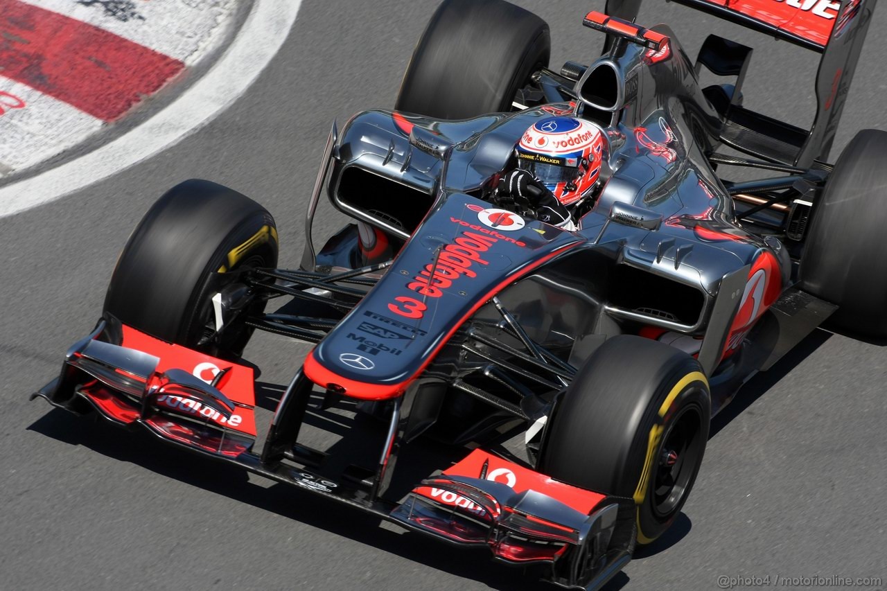 GP CANADA, 09.06.2012- Prove Libere 3, Jenson Button (GBR) McLaren Mercedes MP4-27 