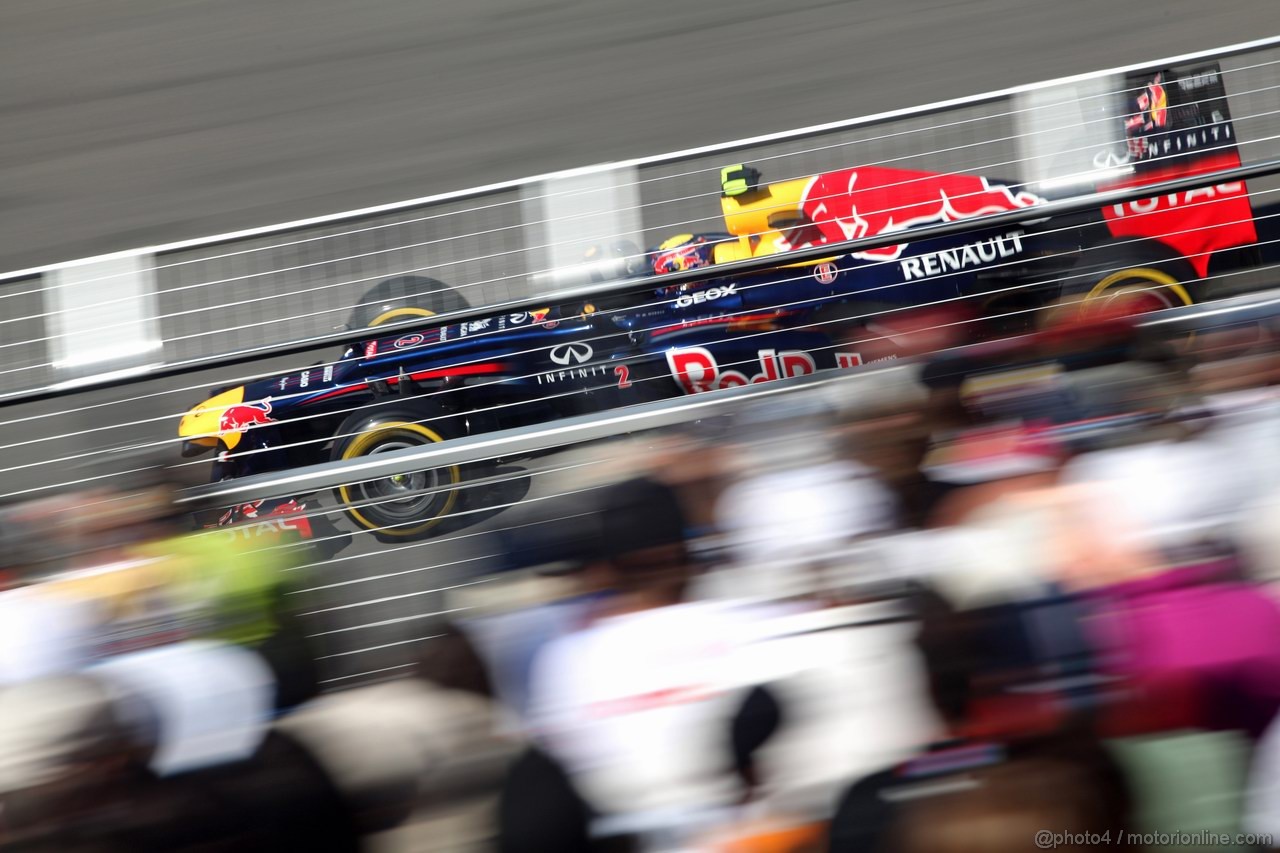 GP CANADA, 09.06.2012- Prove Libere 3, Mark Webber (AUS) Red Bull Racing RB8 