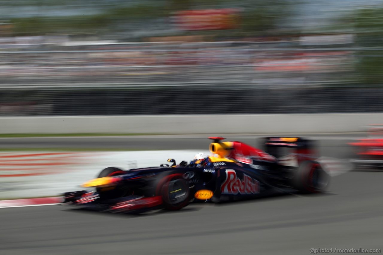 GP CANADA, 09.06.2012- Prove Libere 3, Sebastian Vettel (GER) Red Bull Racing RB8