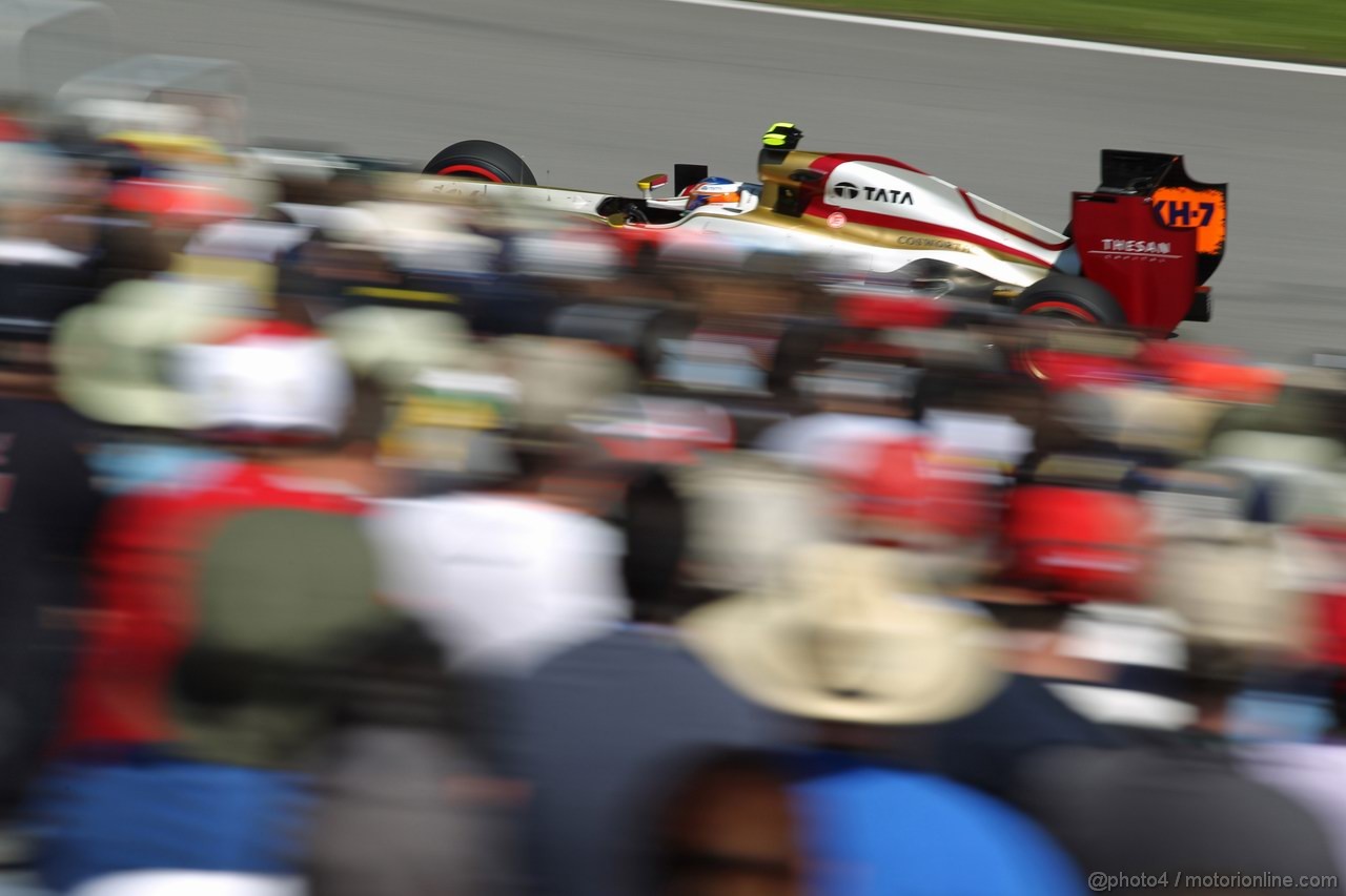 GP CANADA, 09.06.2012- Prove Libere 3, Narain Karthikeyan (IND) HRT Formula 1 Team F112 