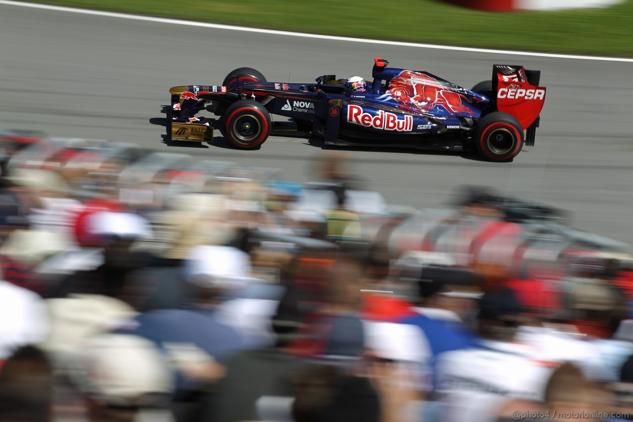 GP CANADA, 09.06.2012- Prove Libere 3, Daniel Ricciardo (AUS) Scuderia Toro Rosso STR7 