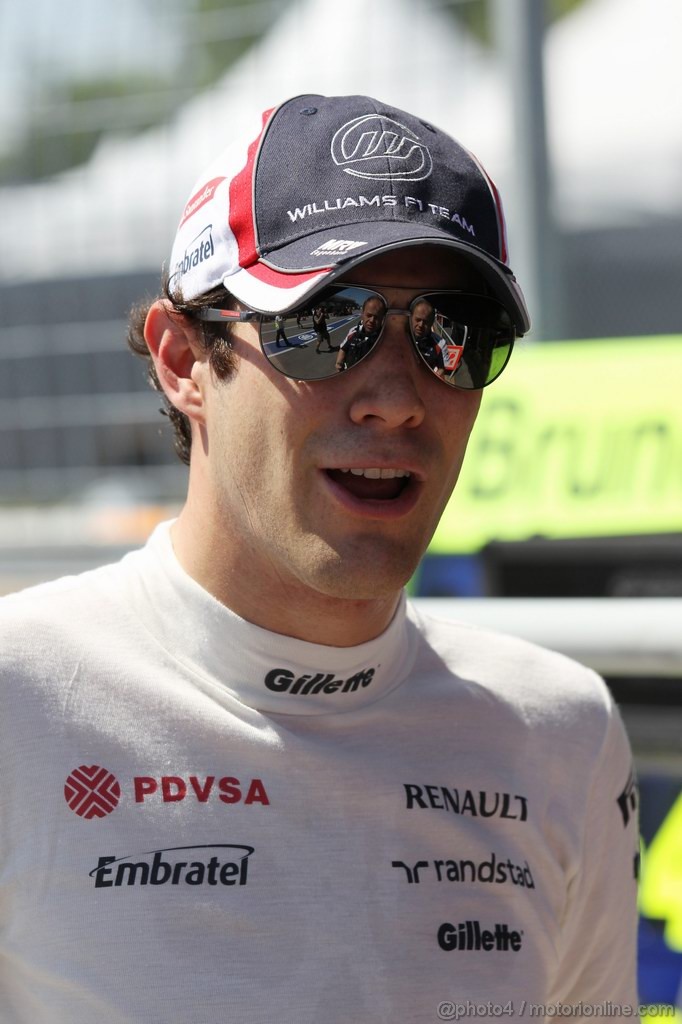 GP CANADA, 09.06.2012- Prove Libere 3, Bruno Senna (BRA) Williams F1 Team FW34 
