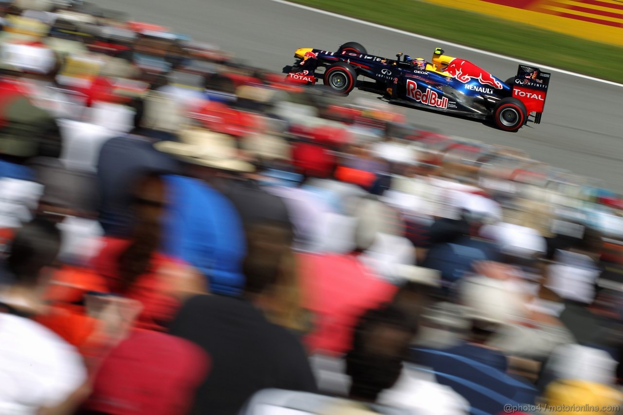 GP CANADA, 09.06.2012- Prove Libere 3, Mark Webber (AUS) Red Bull Racing RB8