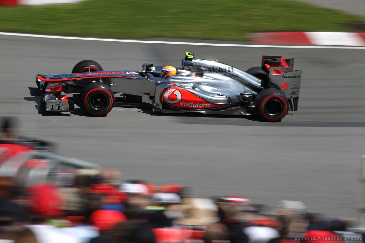 GP CANADA, 09.06.2012- Prove Libere 3, Lewis Hamilton (GBR) McLaren Mercedes MP4-27
