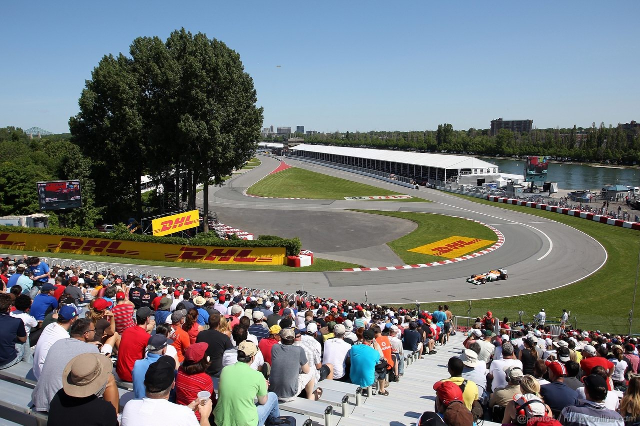 GP CANADA, 09.06.2012- Prove Libere 3, Nico Hulkenberg (GER) Sahara Force India F1 Team VJM05 