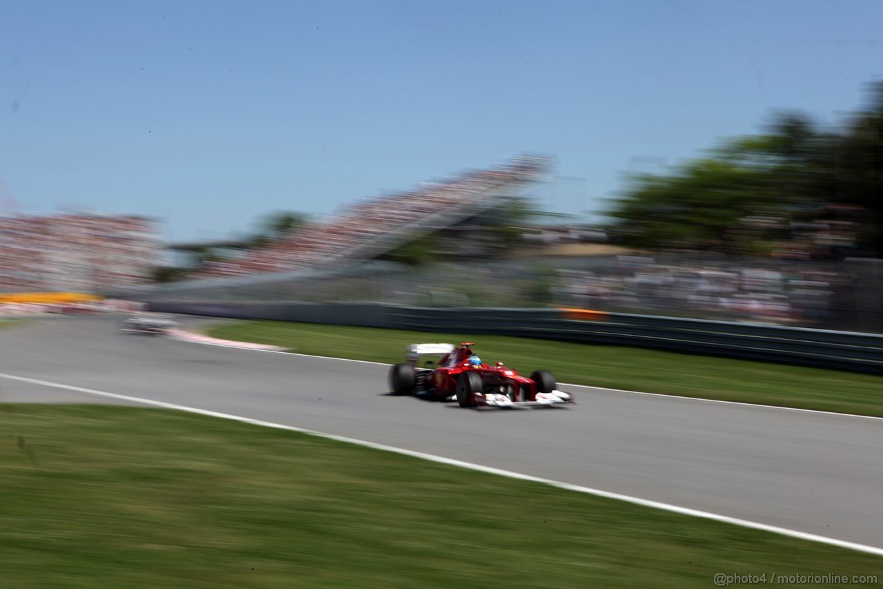 GP CANADA, 09.06.2012- Prove Libere 3, Fernando Alonso (ESP) Ferrari F2012