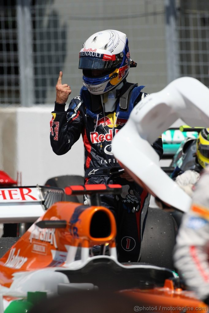 GP CANADA, 09.06.2012- Qualifiche, Sebastian Vettel (GER) Red Bull Racing RB8 pole position