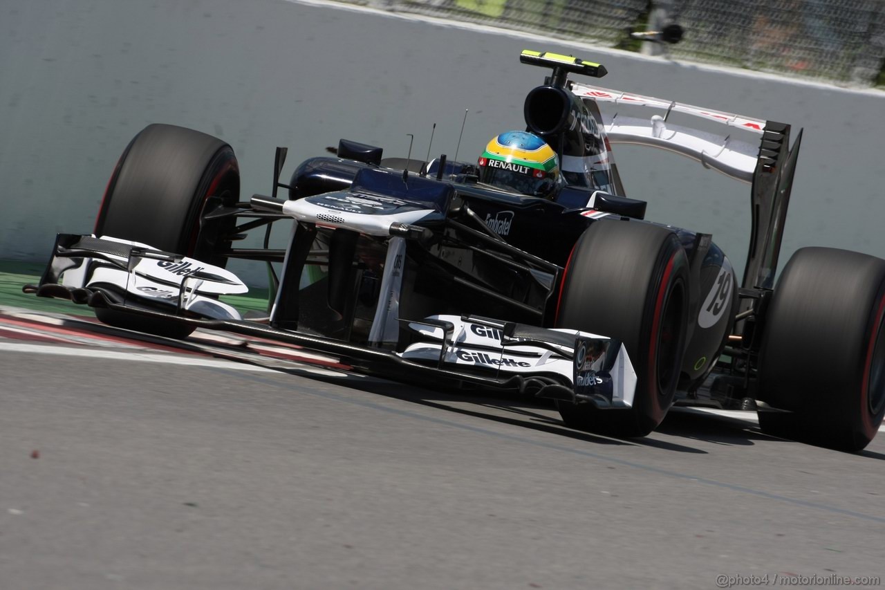 GP CANADA, 09.06.2012- Qualifiche, Bruno Senna (BRA) Williams F1 Team FW34 