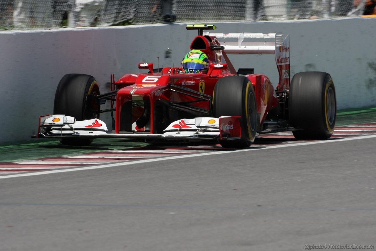 GP CANADA, 09.06.2012- Qualifiche, Felipe Massa (BRA) Ferrari F2012 