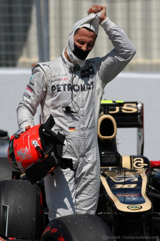 GP CANADA, 09.06.2012- Qualifiche, Michael Schumacher (GER) Mercedes AMG F1 W03