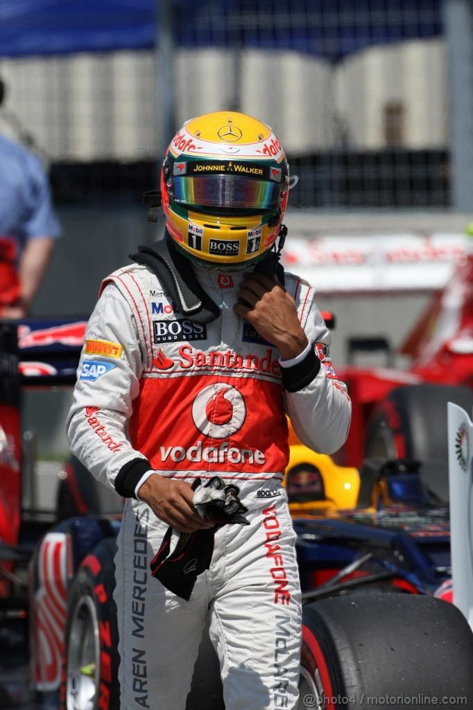 GP CANADA, 09.06.2012- Qualifiche, Lewis Hamilton (GBR) McLaren Mercedes MP4-27 
