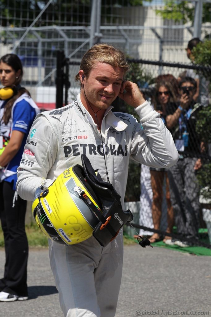 GP CANADA, 09.06.2012- Qualifiche, Nico Rosberg (GER) Mercedes AMG F1 W03 