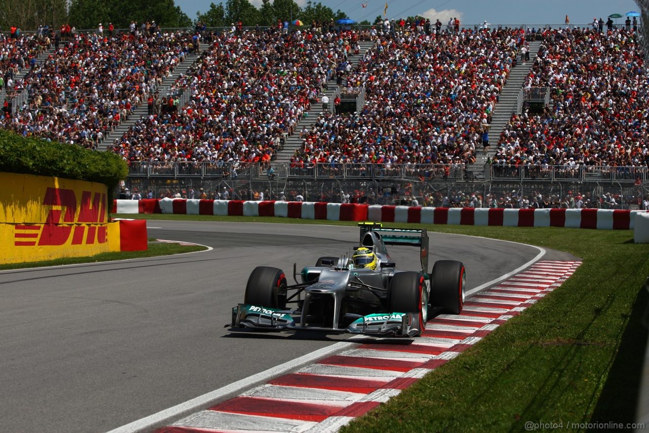 GP CANADA, 09.06.2012- Qualifiche, Nico Rosberg (GER) Mercedes AMG F1 W03