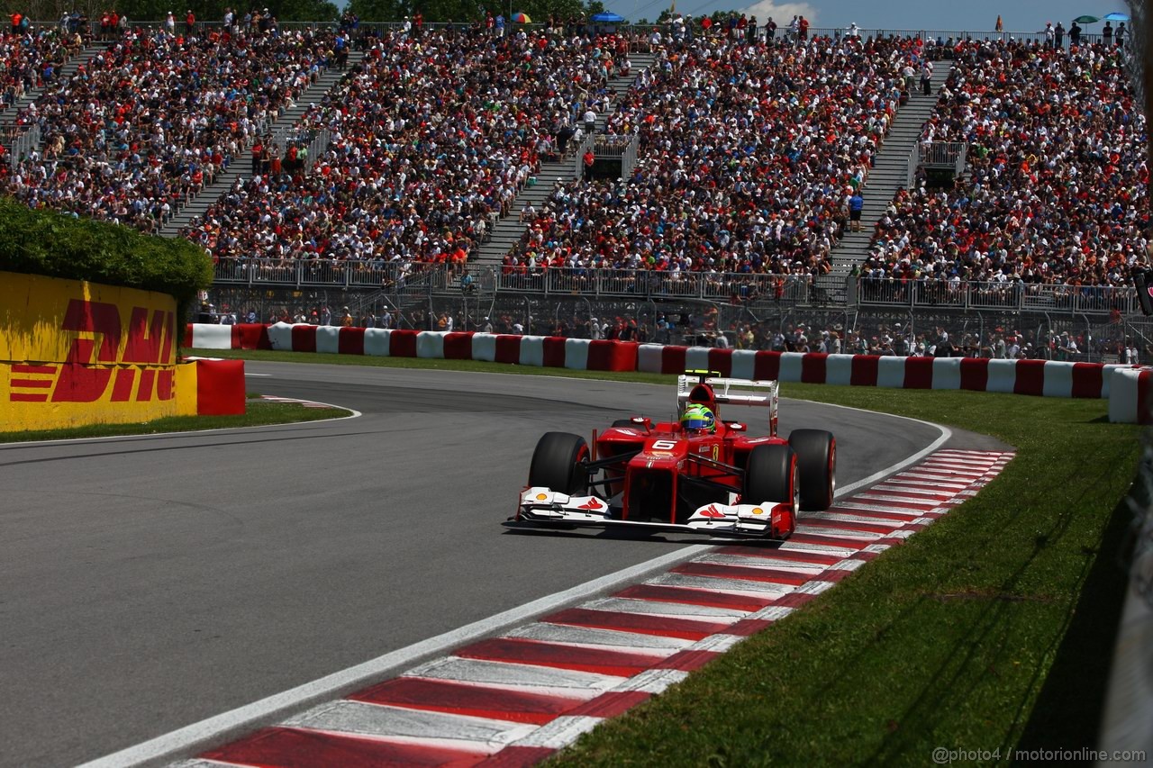 GP CANADA, 09.06.2012- Qualifiche, Felipe Massa (BRA) Ferrari F2012
