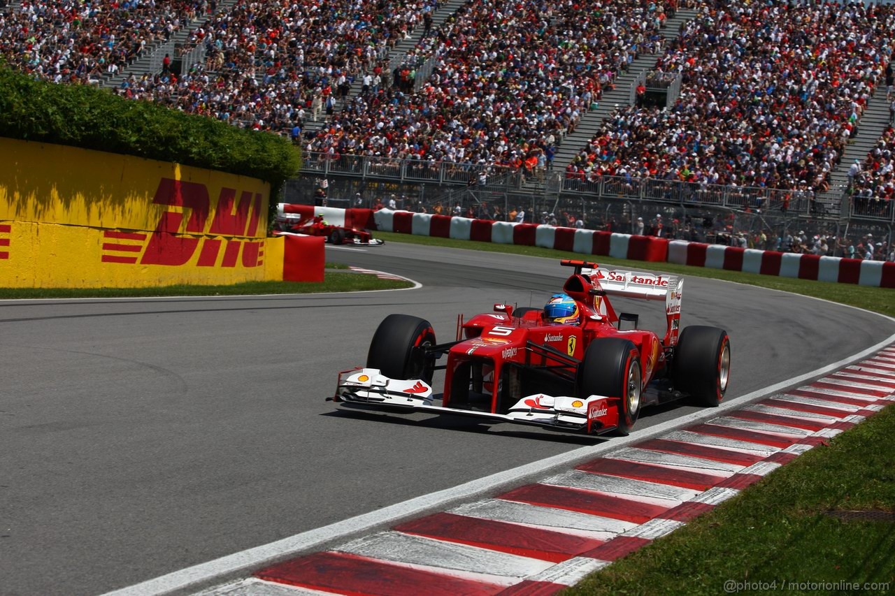 GP CANADA, 09.06.2012- Qualifiche, Fernando Alonso (ESP) Ferrari F2012 