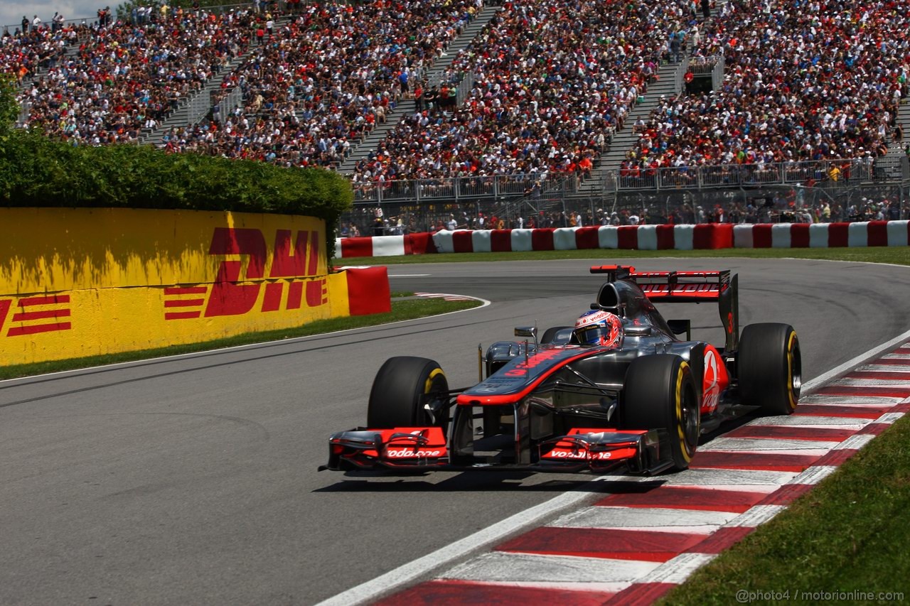 GP CANADA, 09.06.2012- Qualifiche, Jenson Button (GBR) McLaren Mercedes MP4-27 