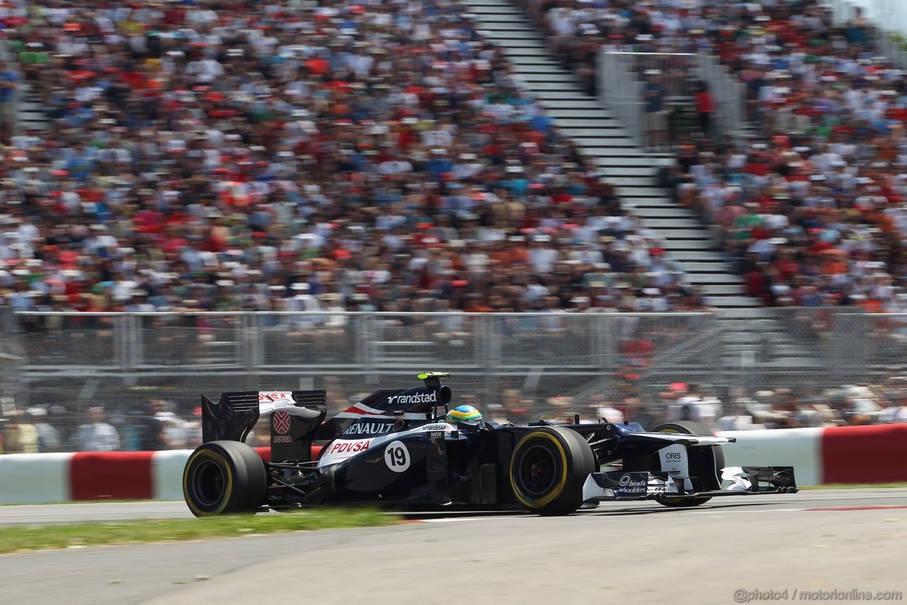 GP CANADA, Bruno Senna (BRA) Williams F1 Team FW34 09.06.2012- Qualifiche, 