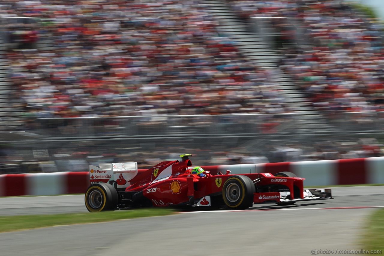 GP CANADA, 09.06.2012- Qualifiche, Felipe Massa (BRA) Ferrari F2012 