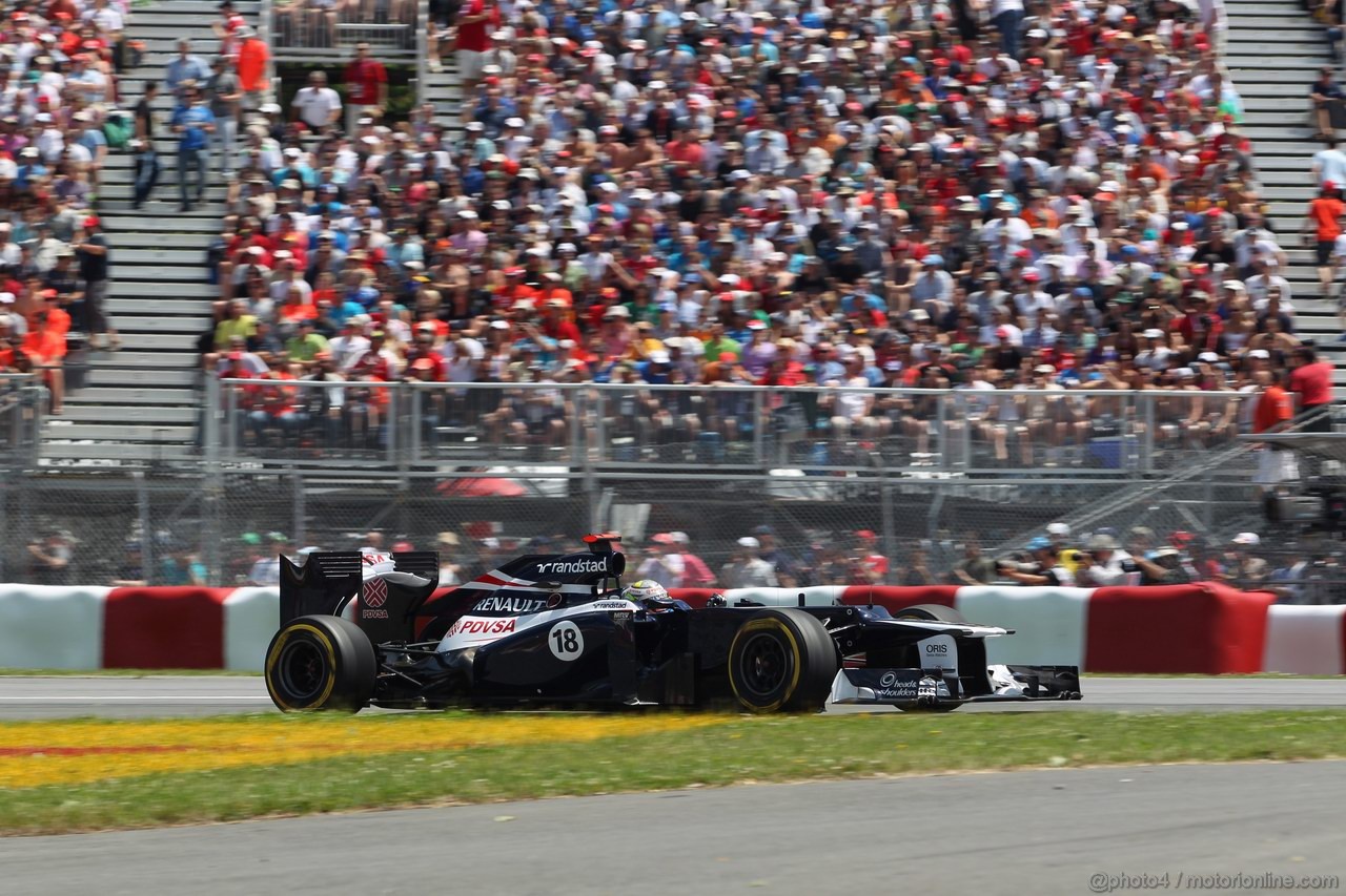 GP CANADA, 09.06.2012- Qualifiche, Pastor Maldonado (VEN) Williams F1 Team FW34 