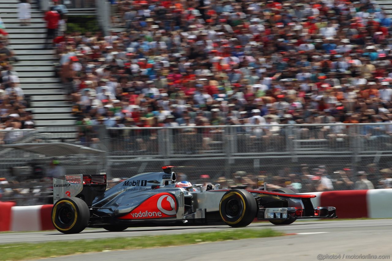 GP CANADA, 09.06.2012- Qualifiche, Jenson Button (GBR) McLaren Mercedes MP4-27 