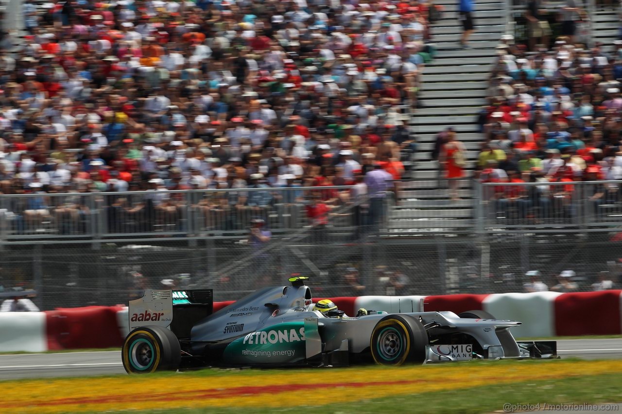GP CANADA, 09.06.2012- Qualifiche, Nico Rosberg (GER) Mercedes AMG F1 W03 