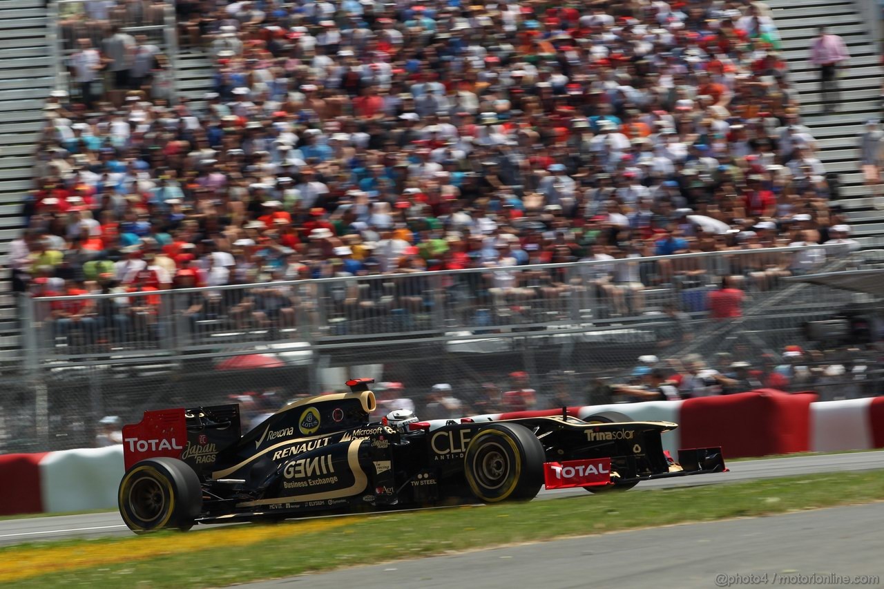 GP CANADA, 09.06.2012- Qualifiche, Kimi Raikkonen (FIN) Lotus F1 Team E20 