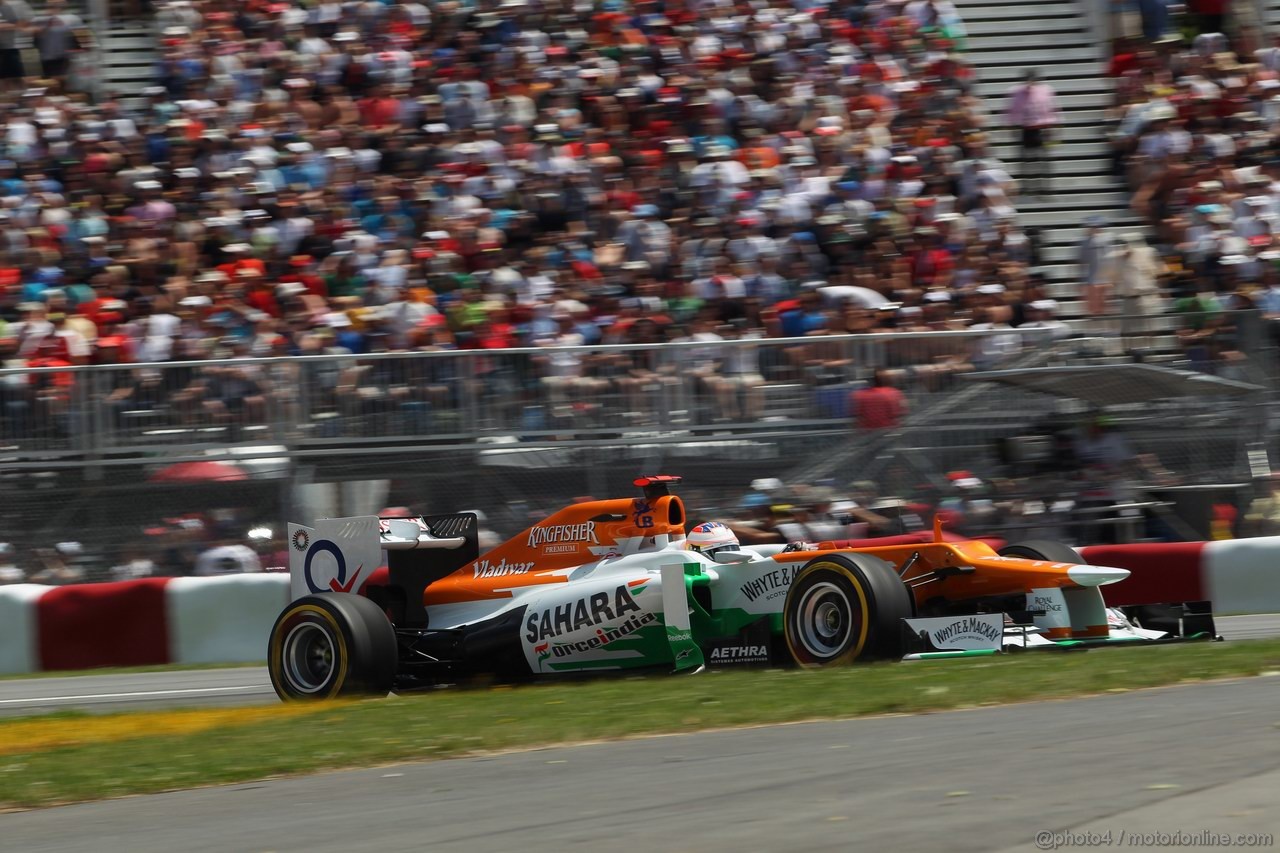 GP CANADA, 09.06.2012- Qualifiche, Paul di Resta (GBR) Sahara Force India F1 Team VJM05 