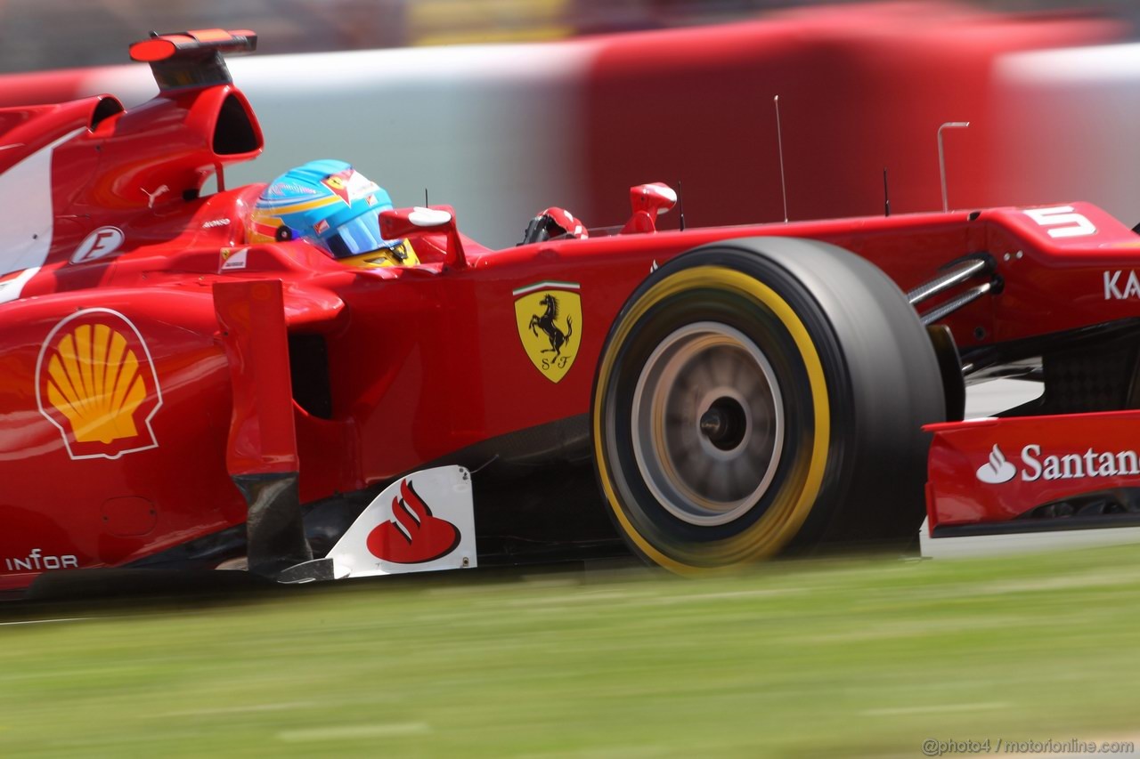 GP CANADA, 09.06.2012- Qualifiche, Fernando Alonso (ESP) Ferrari F2012 
