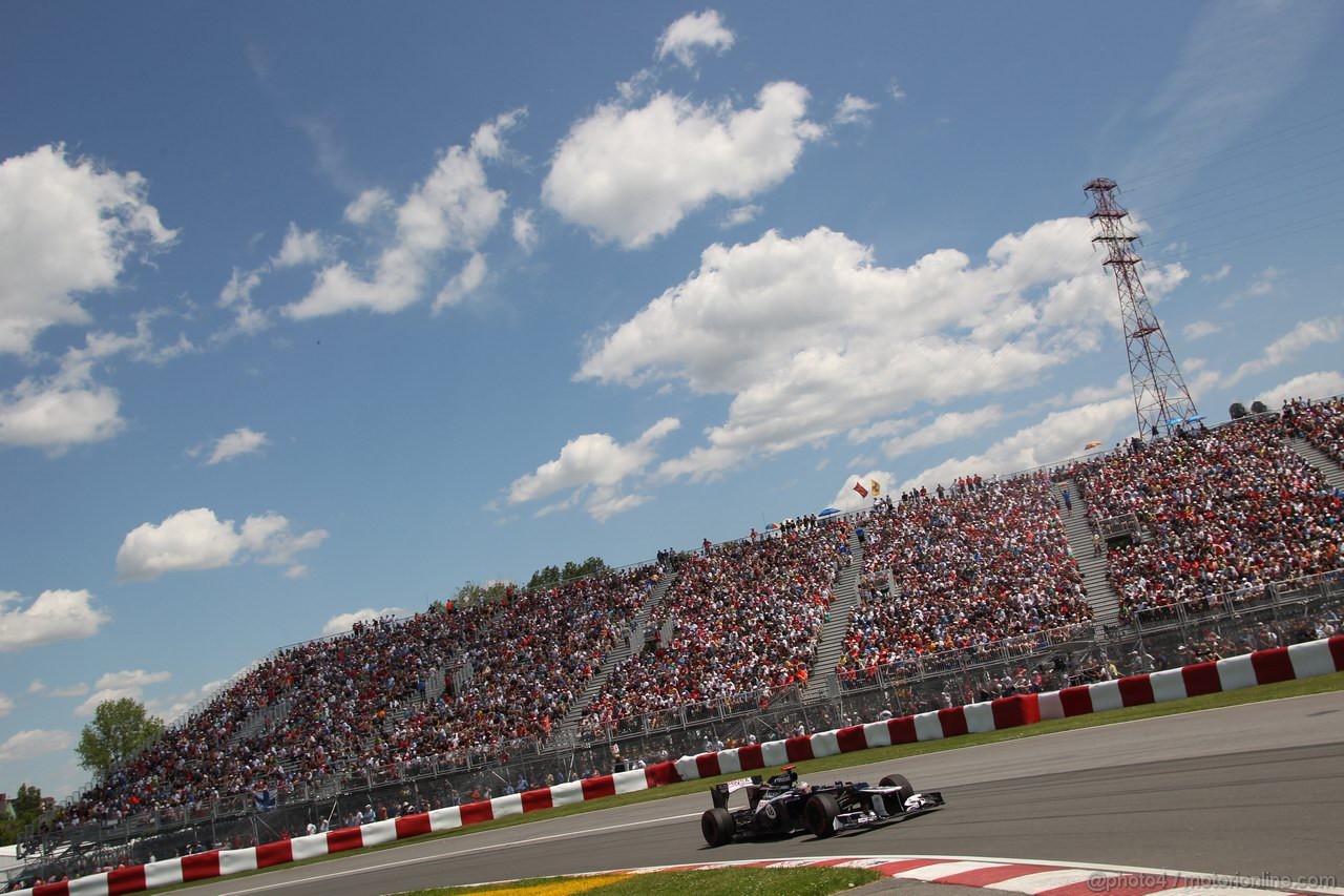 GP CANADA, 09.06.2012- Qualifiche, Pastor Maldonado (VEN) Williams F1 Team FW34 
