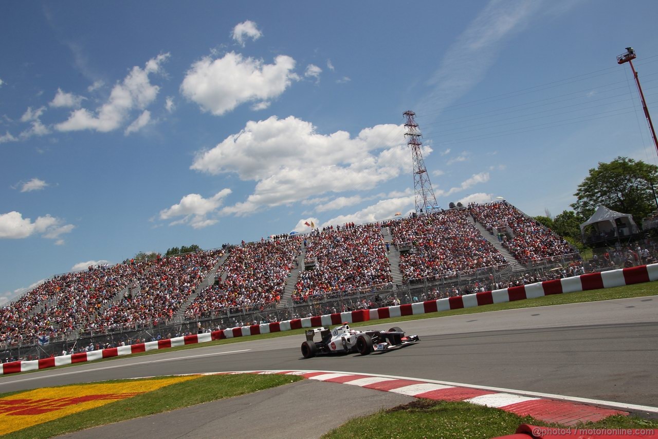 GP CANADA, 09.06.2012- Qualifiche, Kamui Kobayashi (JAP) Sauber F1 Team C31 
