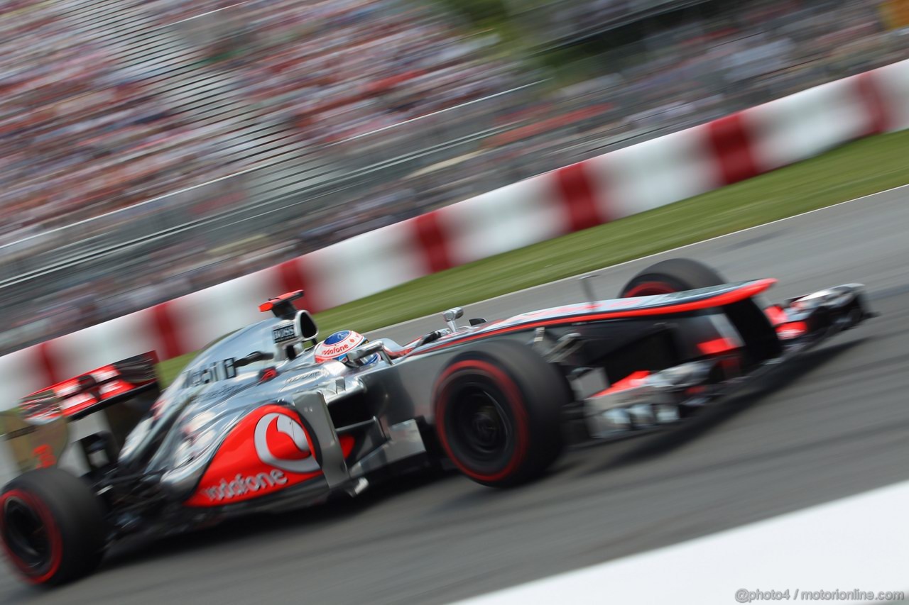 GP CANADA, 09.06.2012- Qualifiche, Jenson Button (GBR) McLaren Mercedes MP4-27 