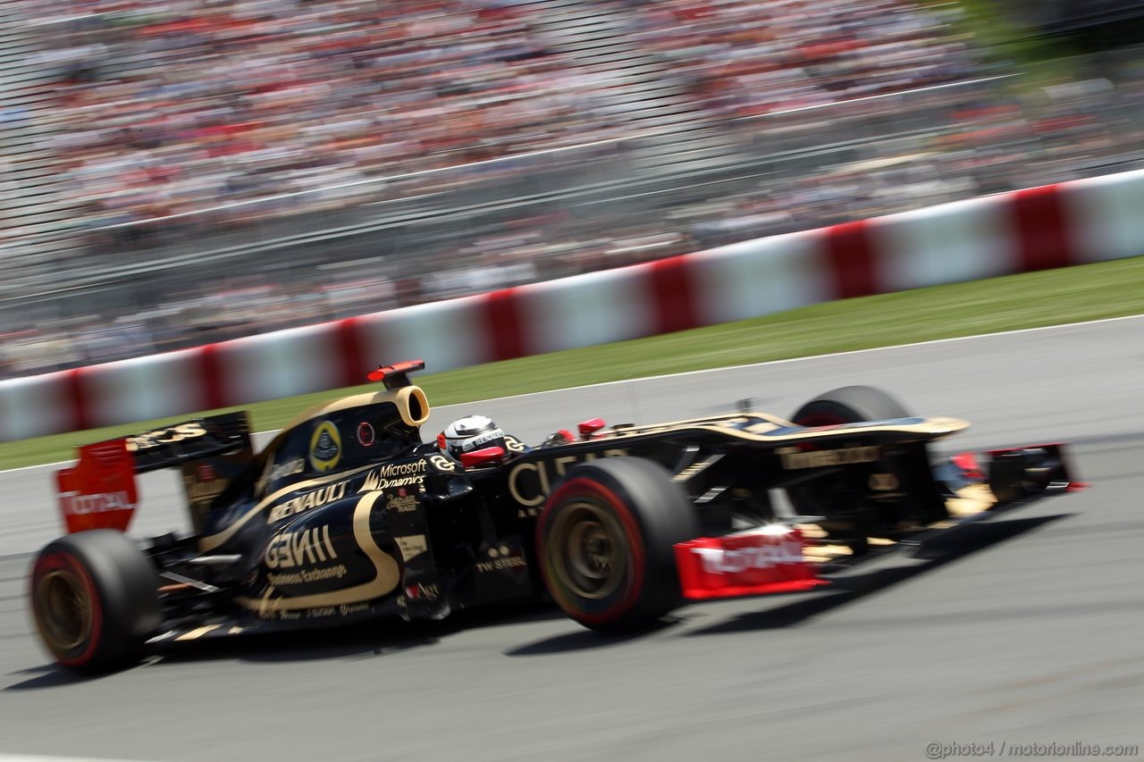 GP CANADA, 09.06.2012- Qualifiche, Kimi Raikkonen (FIN) Lotus F1 Team E20 