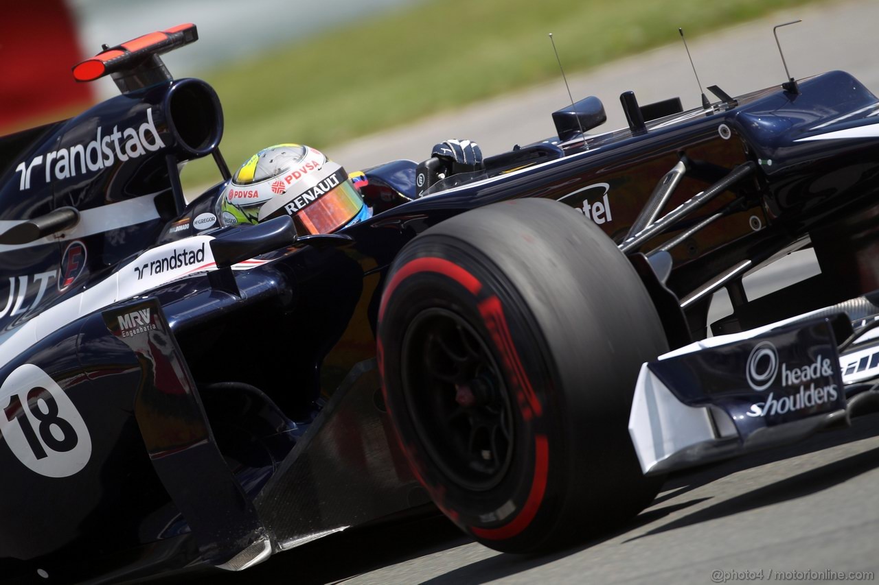 GP CANADA, 09.06.2012- Qualifiche, Pastor Maldonado (VEN) Williams F1 Team FW34