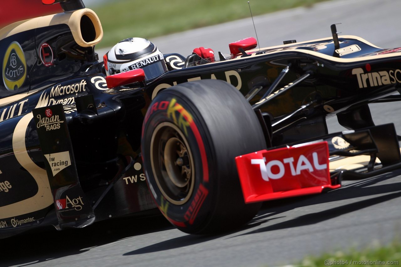 GP CANADA, 09.06.2012- Qualifiche, Kimi Raikkonen (FIN) Lotus F1 Team E20 