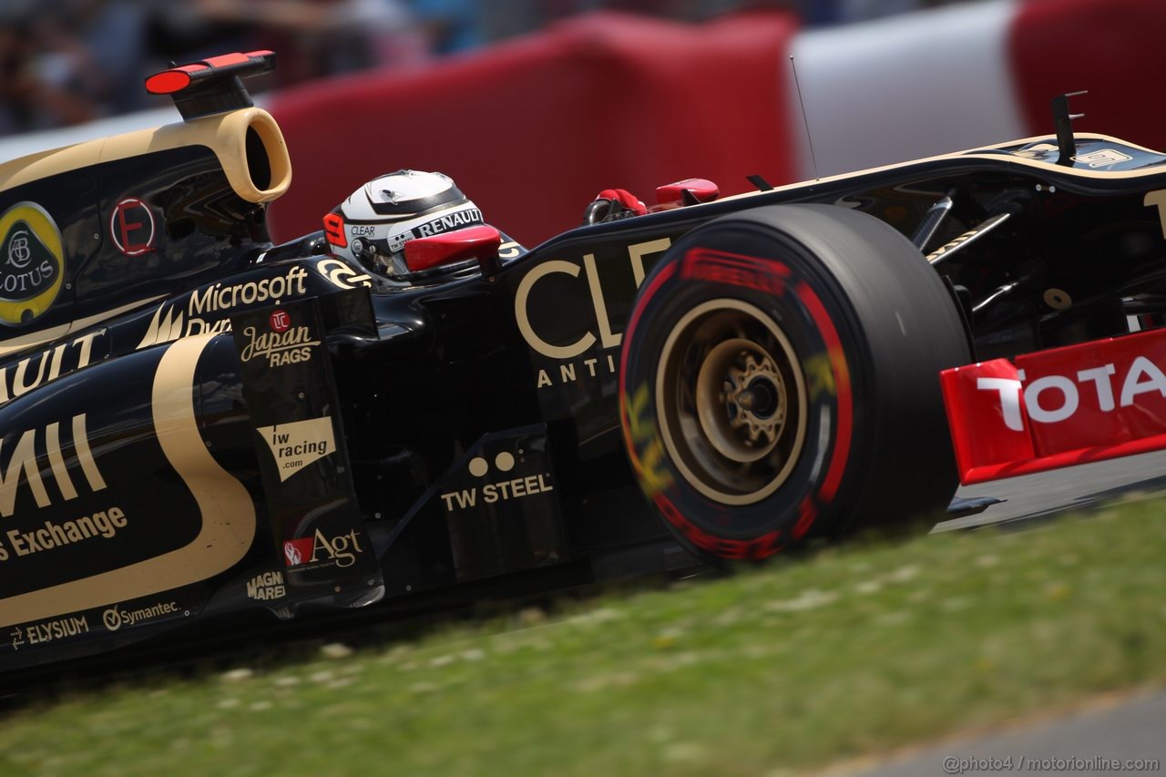 GP CANADA, 09.06.2012- Qualifiche, Kimi Raikkonen (FIN) Lotus F1 Team E20