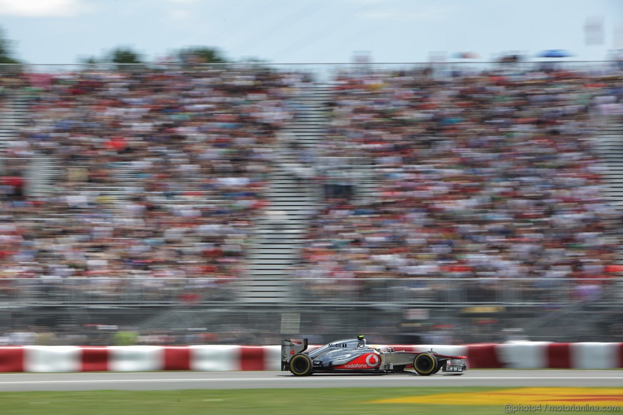 GP CANADA, 09.06.2012- Qualifiche, Lewis Hamilton (GBR) McLaren Mercedes MP4-27 