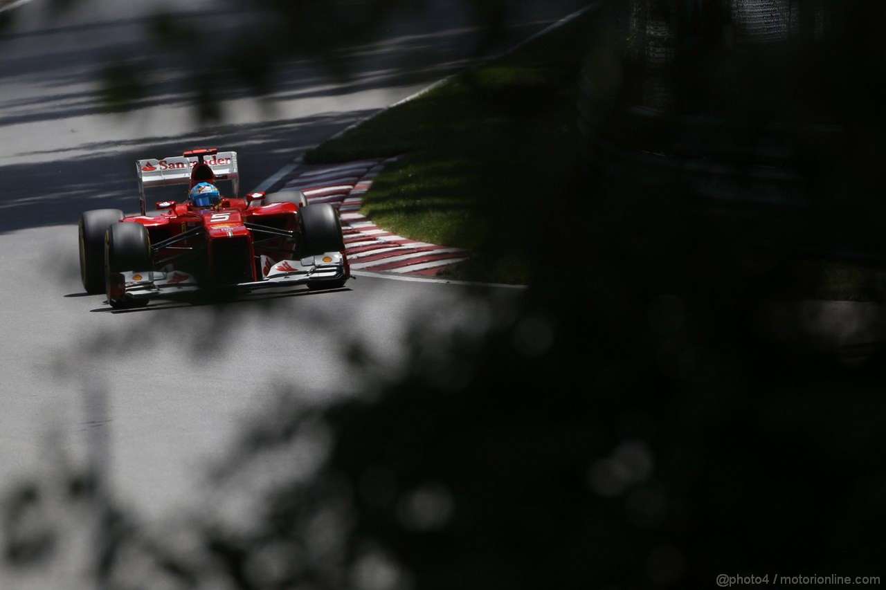 GP CANADA, 09.06.2012- Qualifiche, Fernando Alonso (ESP) Ferrari F2012