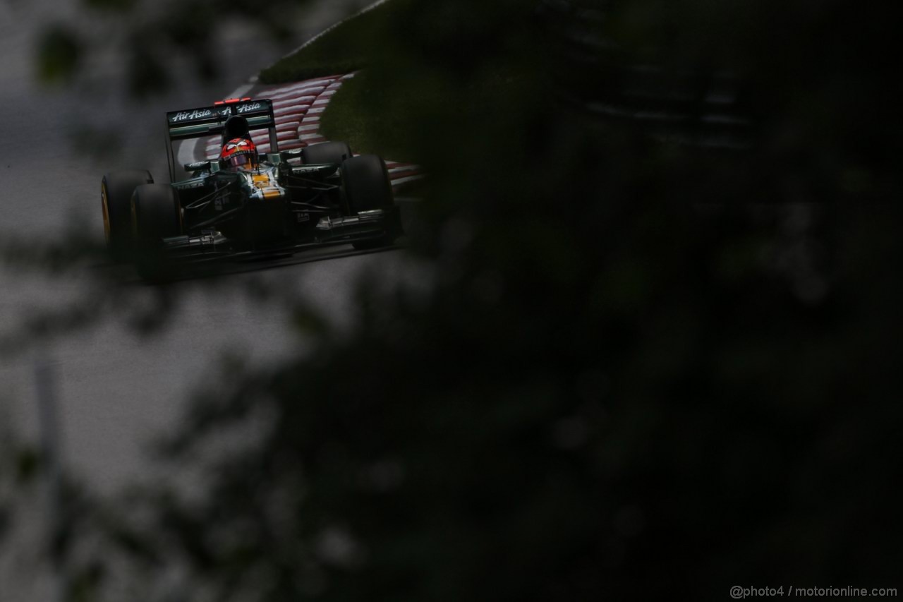 GP CANADA, 09.06.2012- Qualifiche, Heikki Kovalainen (FIN) Caterham F1 Team CT01  