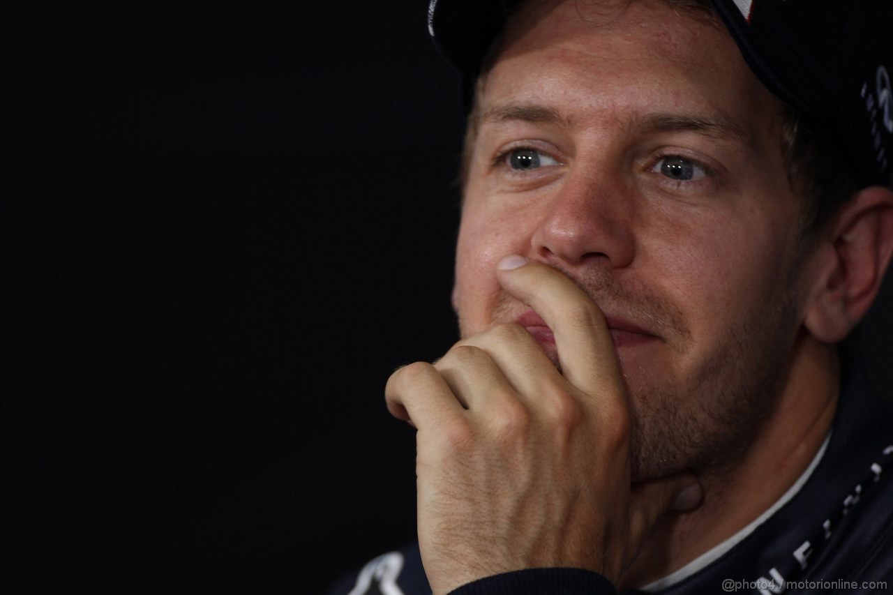GP CANADA, 09.06.2012- Qualifiche, Conferenza Stampa, Sebastian Vettel (GER) Red Bull Racing RB8 
