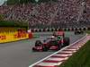 GP CANADA, 09.06.2012- Qualifiche, Lewis Hamilton (GBR) McLaren Mercedes MP4-27 e Romain Grosjean (FRA) Lotus F1 Team E20 