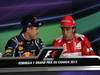 GP CANADA, 09.06.2012- Qualifiche, Conferenza Stampa, Sebastian Vettel (GER) Red Bull Racing RB8 e Fernando Alonso (ESP) Ferrari F2012 